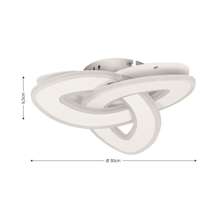 Brilagi - LED himmennettävä kattovalaisin MODERN MINI LED/49W/230V 3000/4000/6000K 30x30 cm + kaukosäädin