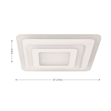 Brilagi - LED himmennettävä kattovalaisin MODERN MINI LED/65W/230V 3000/4000/6000K 37x37 cm + kaukosäädin