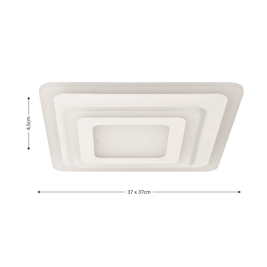 Brilagi - LED himmennettävä kattovalaisin MODERN MINI LED/65W/230V 3000/4000/6000K 37x37 cm + kaukosäädin