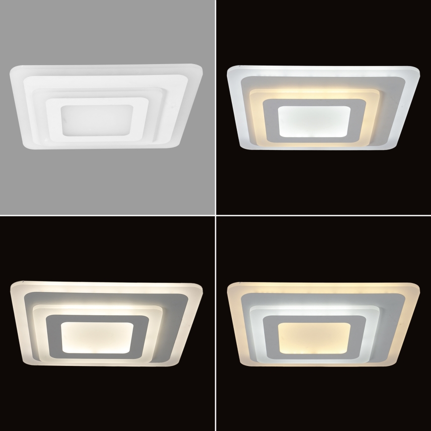 Brilagi - Himmennettävä LED-kattovalaisin MODERN MINI LED/65W/230V 3000-6000K 37x37 cm + kaukosäädin