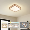 BRILAGI - LED-kattovalaisin MOLINA SQUARE LED/32W/230V 3000/4000/6000K tammi 30x30 cm