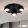 Brilagi - LED-kattovalaisin MONO 3xGX53/12W/230V Ø 30 cm musta