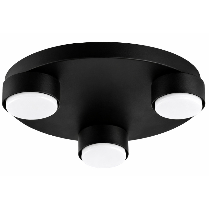 Brilagi - LED-kattovalaisin MONO 3xGX53/12W/230V Ø 30 cm musta
