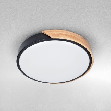 Brilagi - LED-kattovalaisin PILANA LED/24W/230V tammi halkaisija 30 cm