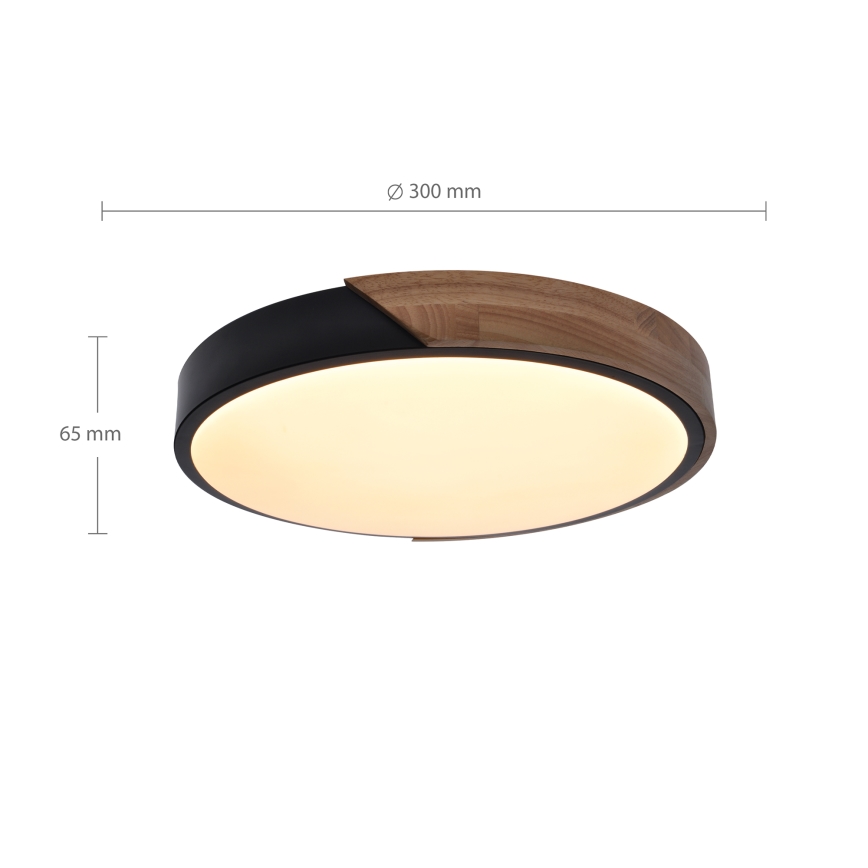 Brilagi - LED-kattovalaisin PILANA LED/24W/230V tammi halkaisija 30 cm