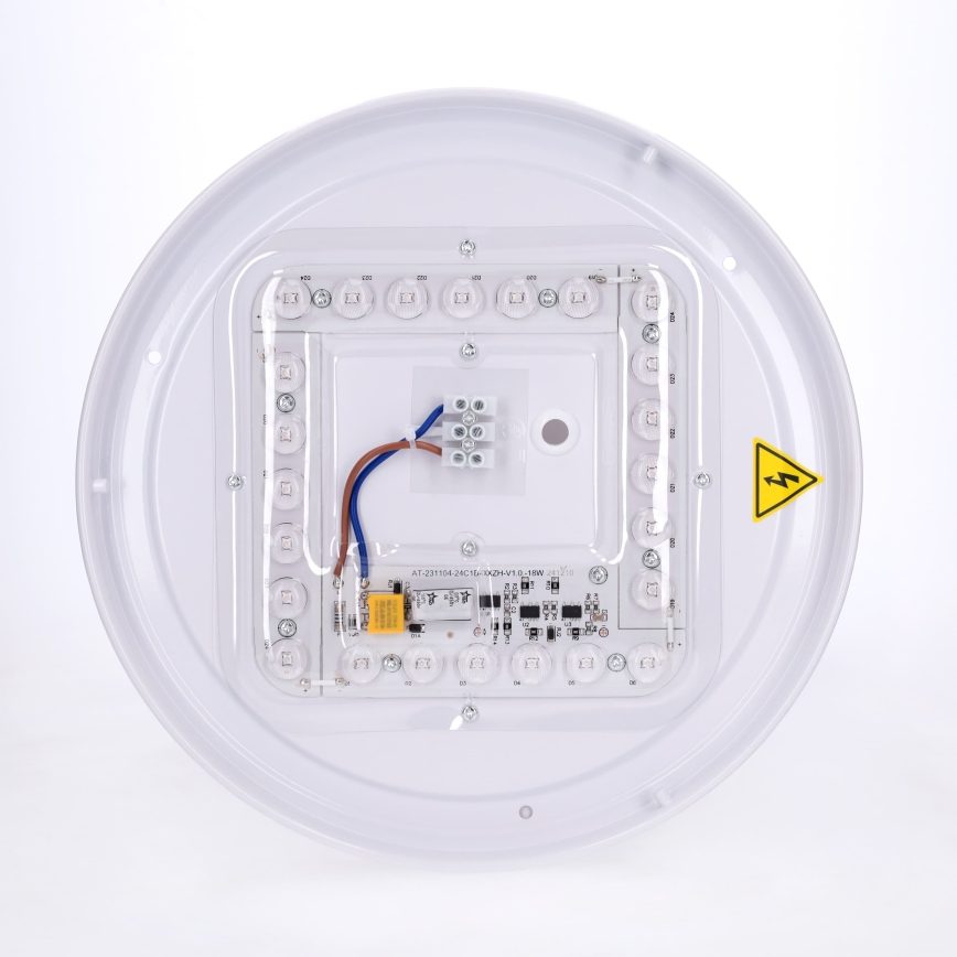 BRILAGI - LED-kattovalaisin PILANA LED/24W/230V tammi/kulta Ø 30 cm