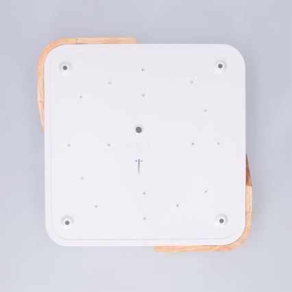 Brilagi - LED-kattovalaisin PILANA LED/24W/230V tammi/valkoinen 32x32 cm