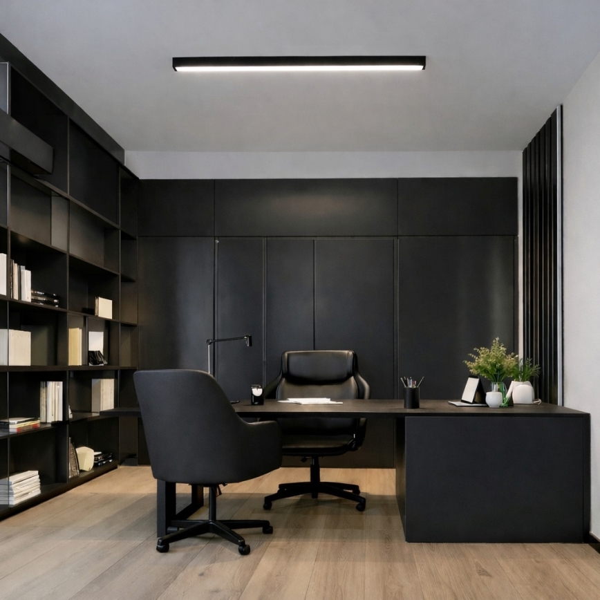 Brilagi - LED-kattovalaisin, pinta-asennettava/riippuva SYNODICO LED/30W/230V 4000K musta