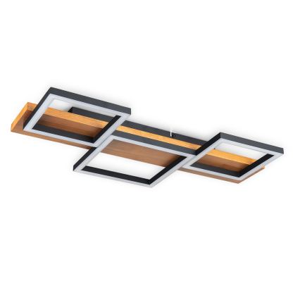 BRILAGI - LED-kattovalaisin PLANK LED/30W/230V 4000K 34,5x65 cm puu