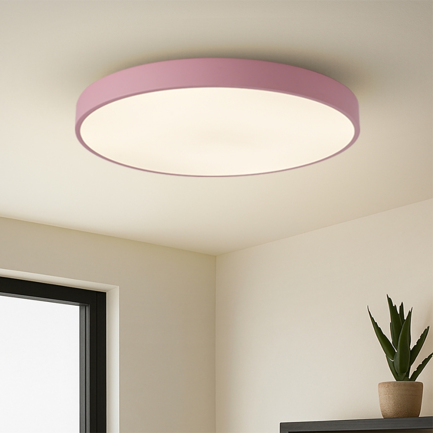 Brilagi - LED-kattovalaisin POOL LED/100W/230V 3000/4000/6000K halkaisija 80 cm vaaleanpunainen