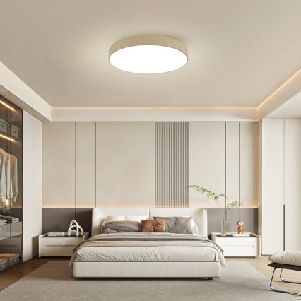 Brilagi - LED-kattovalaisin POOL LED/100W/230V 3000/4000/6000K halkaisija 80 cm beige