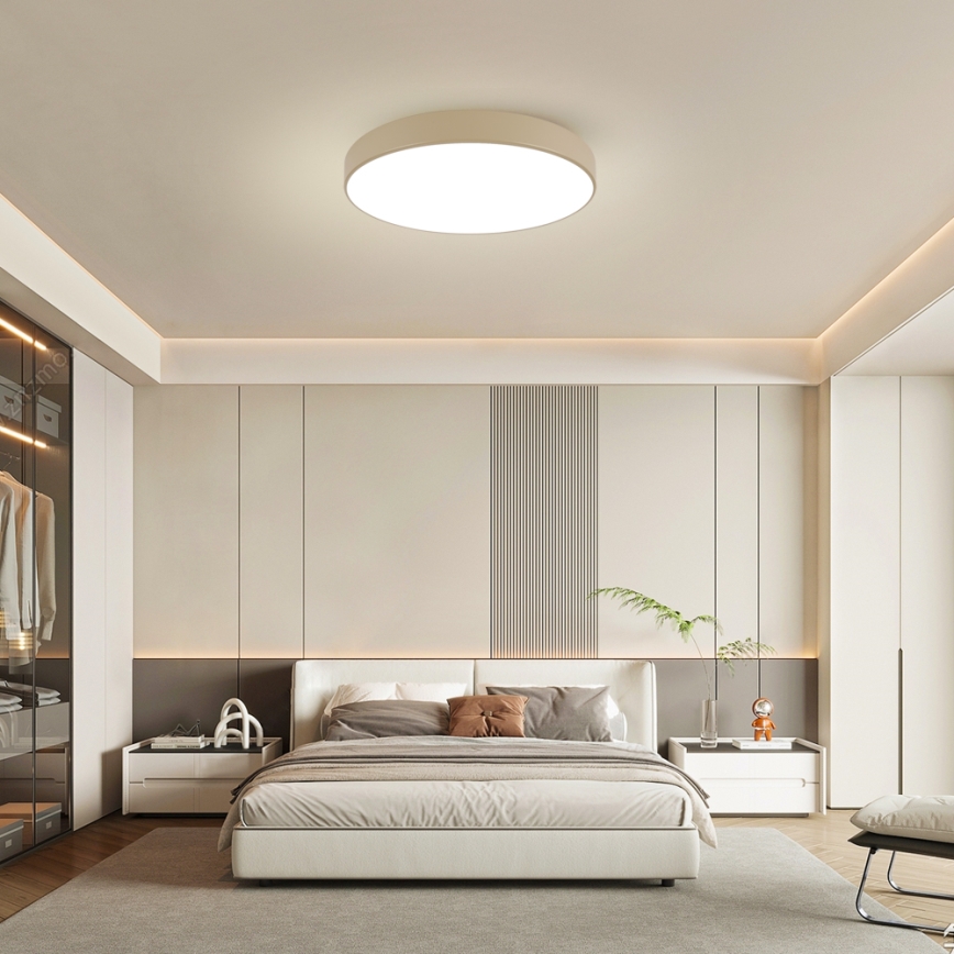 Brilagi - LED-kattovalaisin POOL LED/100W/230V 3000/4000/6000K halkaisija 80 cm beige