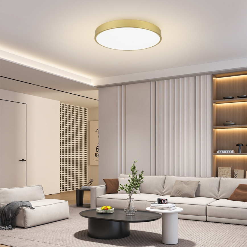 Brilagi - POOL LED-kattovalaisin, 100 W, 230 V, 3000/4000/6000 K, halkaisija 80 cm, kultainen
