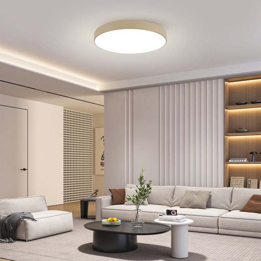 Brilagi - LED-kattovalaisin POOL LED/100W/230V 3000/4500/6000K halkaisija 80 cm beige