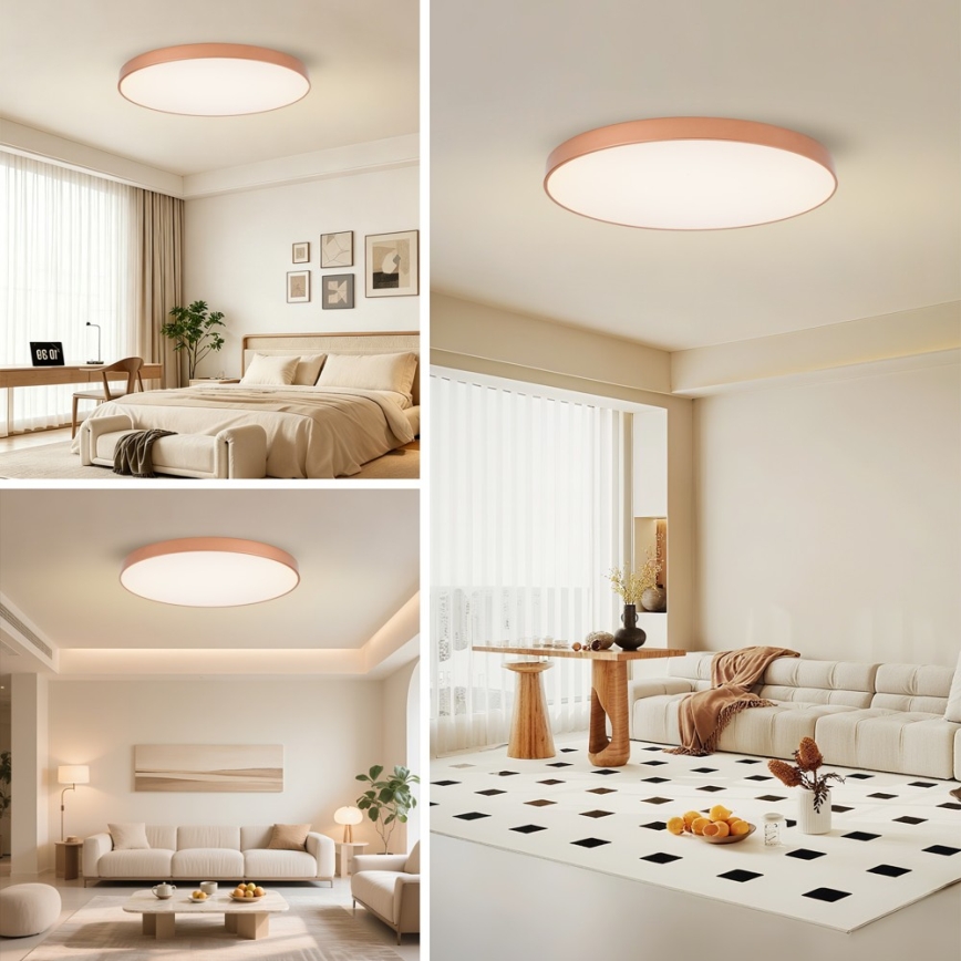 BRILAGI - LED-kattovalaisin POOL LED/128W/230V 3000/4000/6000K halkaisija 100 cm kuparinvärinen