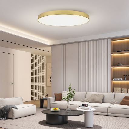 Brilagi - LED-kattovalaisin POOL LED/180W/230V 3000/4000/6000K halkaisija 120 cm kultainen