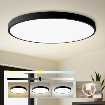 Brilagi - LED-kattovalaisin POOL LED/180W/230V 3000/4000/6000K halkaisija 120 cm musta