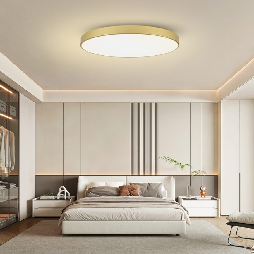 Brilagi - LED-kattovalaisin POOL LED/180W/230V 3000/4500/6000K halkaisija 120 cm kultainen