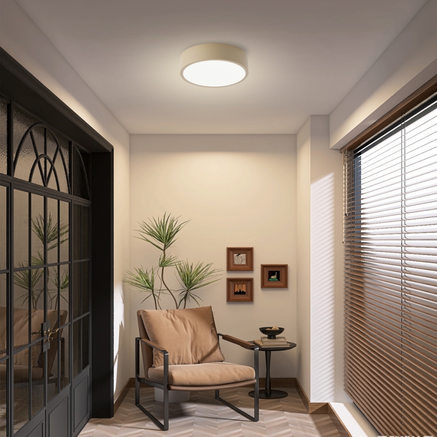 Brilagi - LED-kattovalaisin POOL LED/18W/230V 3000/4000/6000K halkaisija 20 cm beige