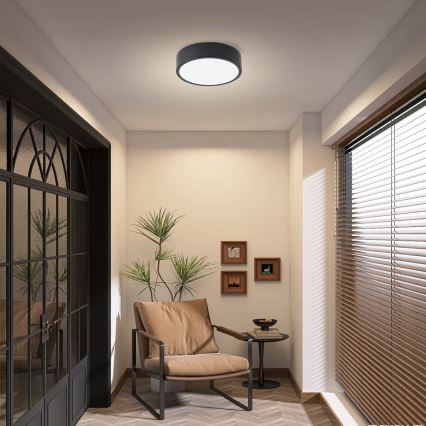 Brilagi - LED-kattovalaisin POOL LED/18W/230V 3000/4000/6000K halkaisija 20 cm musta