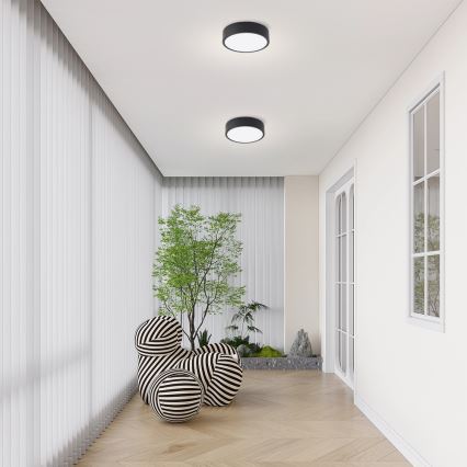Brilagi - LED-kattovalaisin POOL LED/18W/230V 3000/4500/6000K halkaisija 20 cm musta