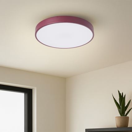 Brilagi - LED-kattovalaisin POOL LED/36W/230V 3000/4000/6000K halkaisija 30 cm burgundinpunainen
