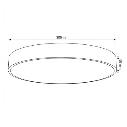 Brilagi - POOL LED - kattovalaisin, 36 W, 230 V, 3000/4000/6000 K, halkaisija 30 cm, beige