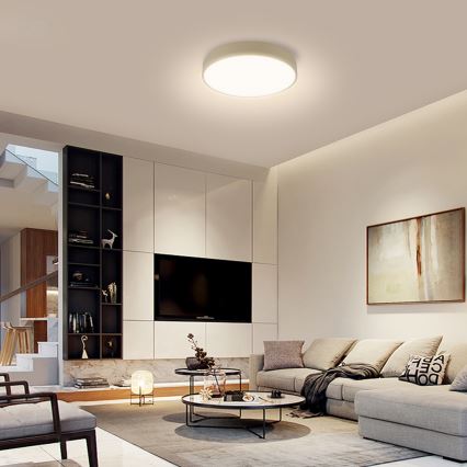 Brilagi - POOL LED - LED-kattovalaisin, 36 W, 230 V, 3000/4500/6000 K, halkaisija 30 cm, beige