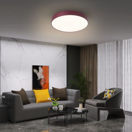 Brilagi - LED-kattovalaisin POOL LED, 48 W, 230 V, 3000/4000/6000 K, Ø 40 cm, viininpunainen
