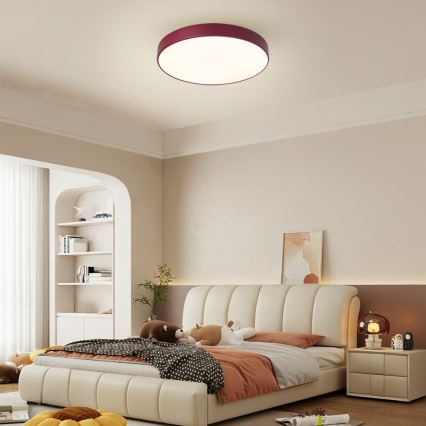 Brilagi - LED-kattovalaisin POOL LED, 48 W, 230 V, 3000/4000/6000 K, Ø 40 cm, viininpunainen