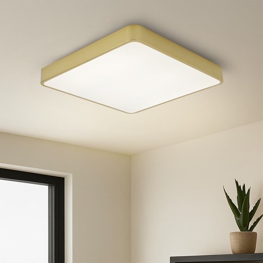 Brilagi - LED-kattovalaisin POOL LED/48W/230V 3000/4000/6000K 50x50 cm kultainen