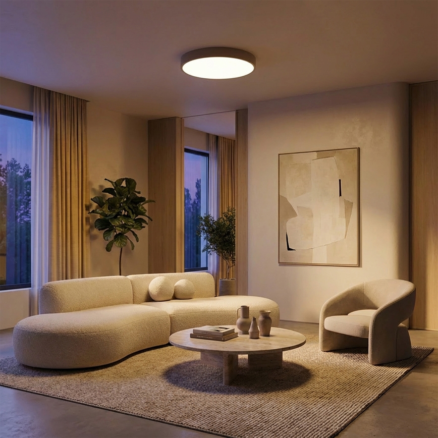 Brilagi - LED-kattovalaisin POOL LED/48W/230V 3000/4000/6000K halkaisija 40 cm beige