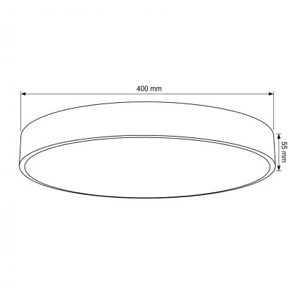 Brilagi - LED-kattovalaisin POOL LED/48W/230V 3000/4000/6000K halkaisija 40 cm beige