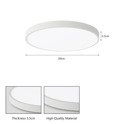 Brilagi - LED-kattovalaisin POOL LED/60W/230V 3000/4000/6000K 50 cm valkoinen