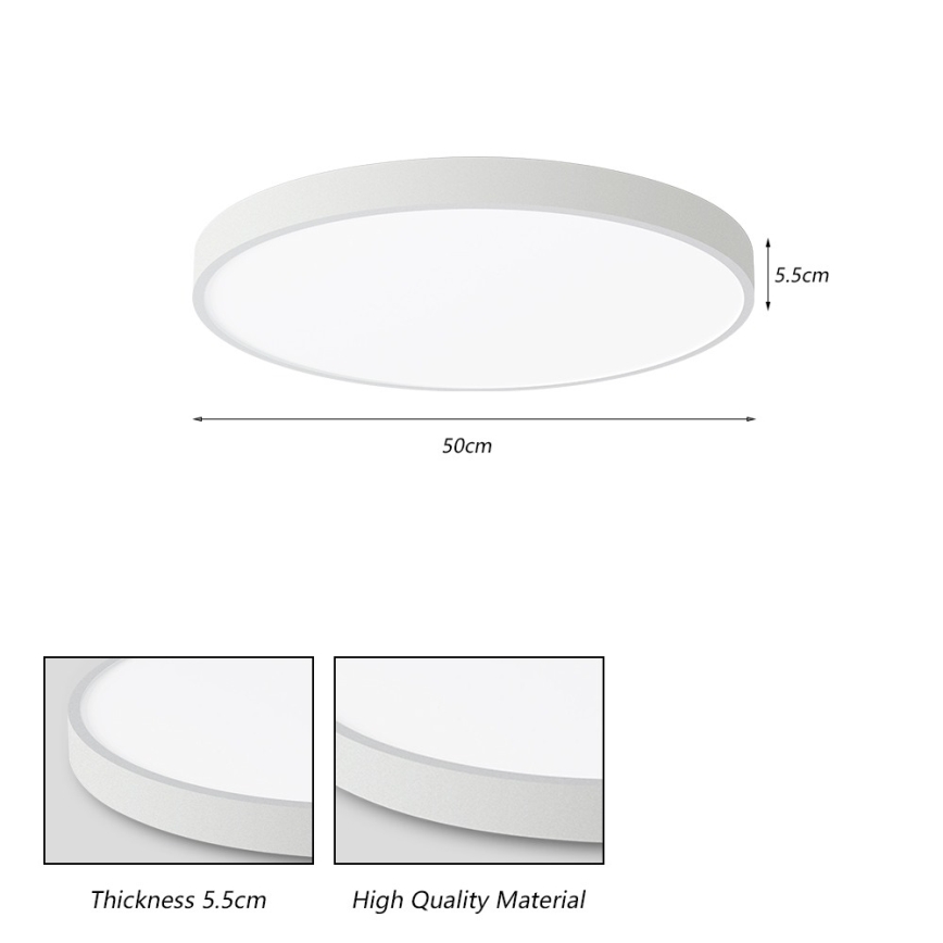 Brilagi - LED-kattovalaisin POOL LED/60W/230V 3000/4000/6000K 50 cm valkoinen