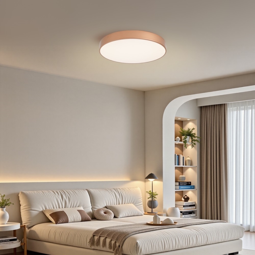 BRILAGI - LED-kattovalaisin POOL LED/60W/230V 3000/4000/6000K halkaisija 50 cm kuparinvärinen