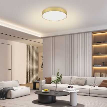 Brilagi - LED-kattovalaisin POOL LED/60W/230V 3000/4000/6000K halkaisija 60 cm kultainen