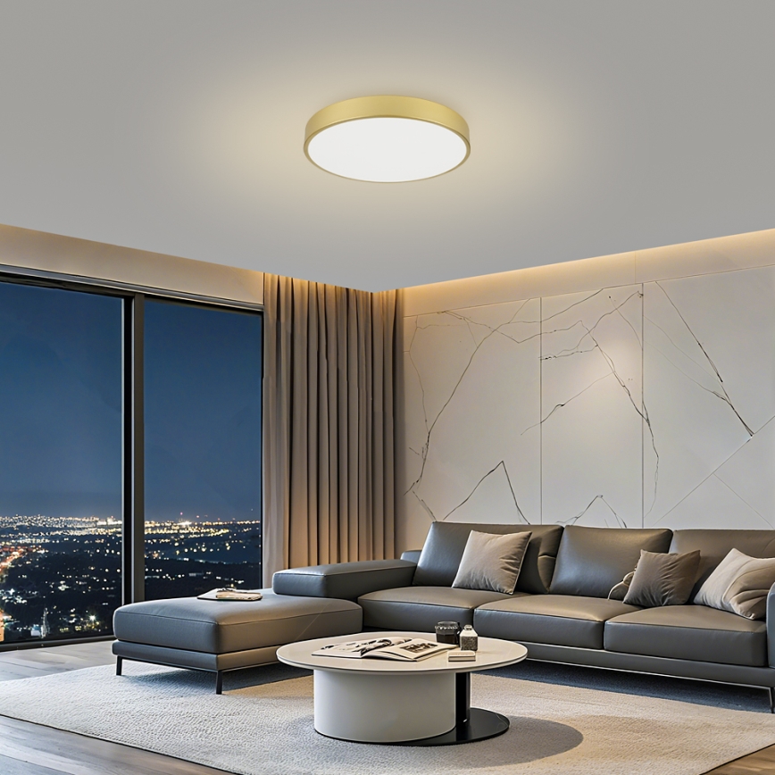 Brilagi - LED-kattovalaisin POOL LED/60W/230V 3000/4000/6000K halkaisija 60 cm kultainen