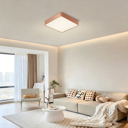 BRILAGI - LED-kattovalaisin POOL SQUARE LED/48W/230V 3000/4000/6000K 50x50 cm pronssinvärinen