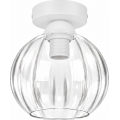 BRILAGI - LED-kattovalaisin RETRO GLASS 1xE27/60W/230V Ø 18 cm valkoinen/kirkas