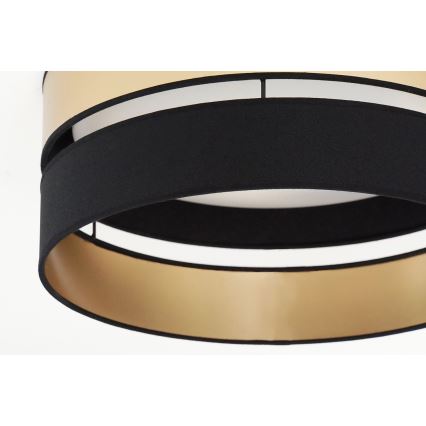 Brilagi - LED-kattovalaisin ROYAL LED/24W/230V halkaisija 45 cm musta/kulta