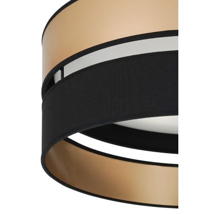 Brilagi - LED-kattovalaisin ROYAL LED/24W/230V halkaisija 45 cm musta/kulta