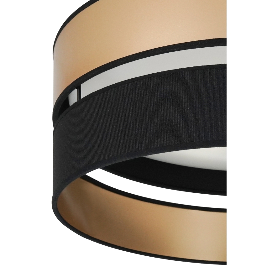 Brilagi - LED-kattovalaisin ROYAL LED/24W/230V halkaisija 45 cm musta/kulta