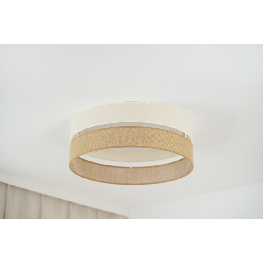 Brilagi - LED-kattovalaisin ROYAL YUTE LED/24W/230V halkaisija 45 cm beige/kerma