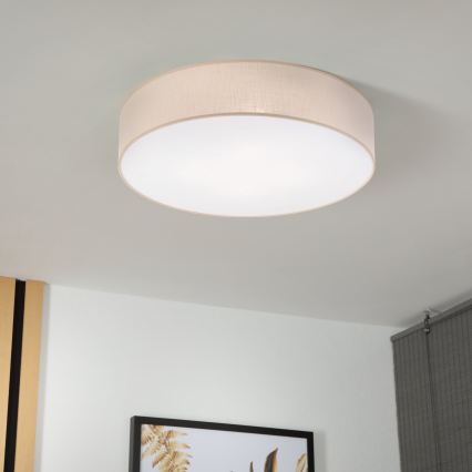 Brilagi - LED-kattovalaisin SIRIJA 4xE27/15W/230V halkaisija 60 cm beige