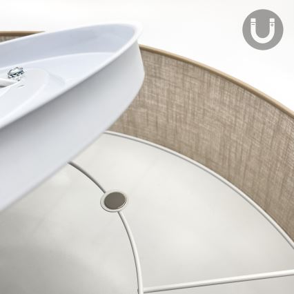 Brilagi - LED-kattovalaisin SIRIJA 4xE27/60W/230V halkaisija 60 cm beige