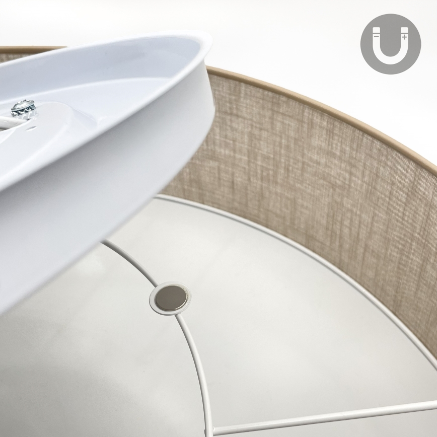 Brilagi - LED-kattovalaisin SIRIJA 4xE27/60W/230V halkaisija 60 cm beige