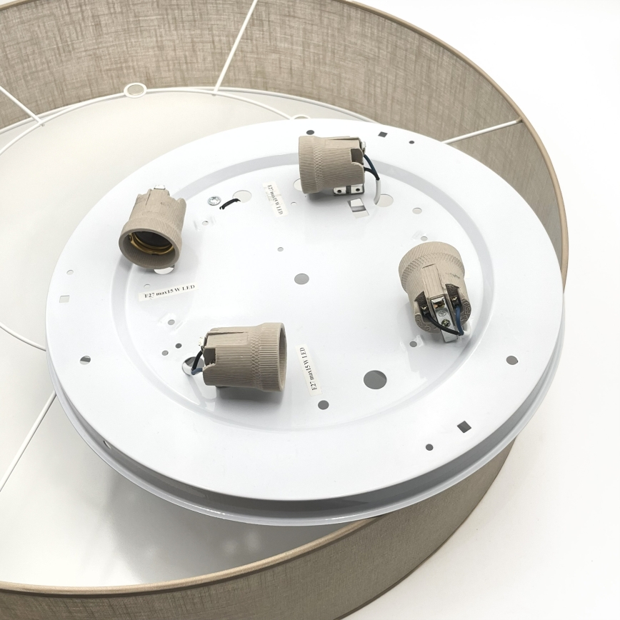 Brilagi - LED-kattovalaisin SIRIJA 4xE27/60W/230V halkaisija 60 cm beige