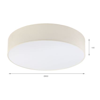 Brilagi - LED-kattovalaisin SIRIJA 4xE27/60W/230V halkaisija 60 cm kermanvärinen