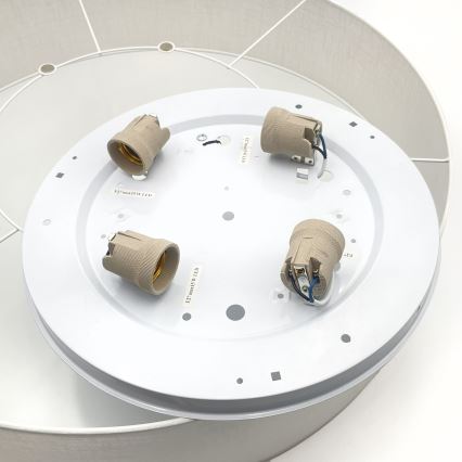 Brilagi - LED-kattovalaisin SIRIJA 4xE27/60W/230V Ø 60 cm valkoinen